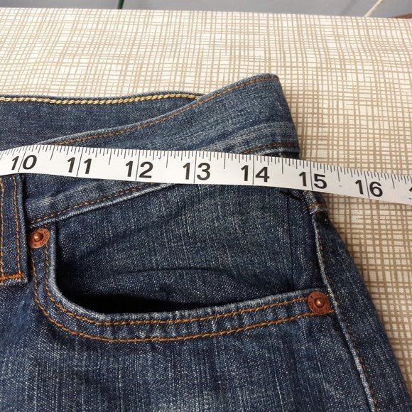 Lucky Brand Dungarees Women's Wide Leg Jeans Size 28 Crop Medium Wash Blue Denim - Picture 11 of 14